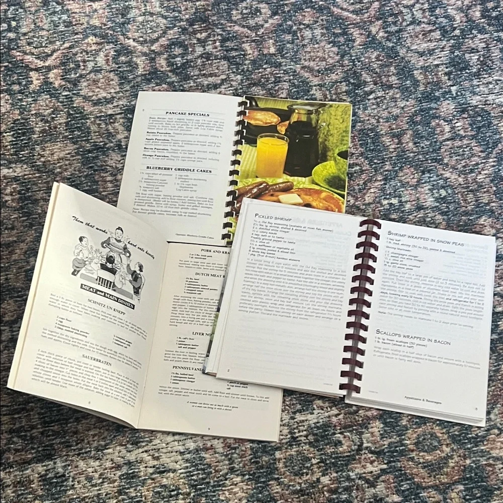 3 vintage cookbooks great recipes and dinner ideas